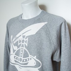 Vivienne Westwood Anglomania Men’s Classic Sweatshirt Medium Size Grey Orb Logo