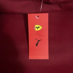 PUMA Scuderia Ferrari Miami Graphic Pullover Hoodie Mens Size XL Deep Red NEW
