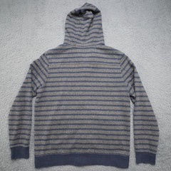 Prana Cardiff Fleece Hoodie Mens M Striped Sustainable Casualcore CozyMinimalist