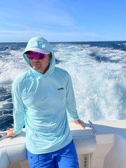 Mahi Jax Long Sleeve Hoodie Shem Creek Collection with 50+SPF sun protection
