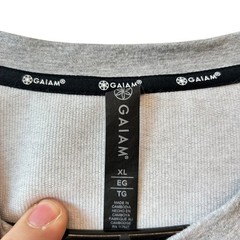Gaiam Men’s Light Heather Gray Sportswear Outdoor Crewneck Sweatshirt Size XL