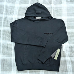 Fear of God Essentials Hoodie Stretch Limo Men’s M Oversized Hoodie FOG SS22 NWT