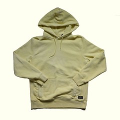 LEVI’S 90s Y2K BLANK PREMIUM COTTON YELLOW FADED DISTRESSED HOODIE SWEATSHIRT M