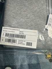 Alo Yoga Accolade 1/4 Zip Pullover Mens Medium Heather Grey New NWT