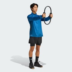 adidas TECH ESSENTIALS WORKOUT 1/4 ZIP Sweatshirt Blue