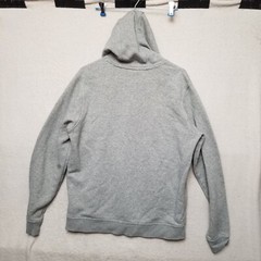 Nike Spellout Y2kHoodie Mens Lg Gray Blue Pullover Sweatshirt Blue Label