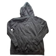 John Deere Mens Hoodie Black Plaid Lined Logo Pullover Sweatshirt Large