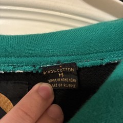 Y2K Grail FILA Grey Green Orange Black Blocked Hoodie with zip M