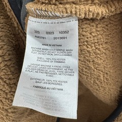 Columbia Sherpa Fleece Hoodie Mens XXL Tan Quarter Zip AM3781 Gorpcore Outdoor
