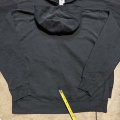 Lot 5 Vintage Sweatshirts Zip Up Hoodie Blank Black M-XL Faded 90s 00s Y2K USA
