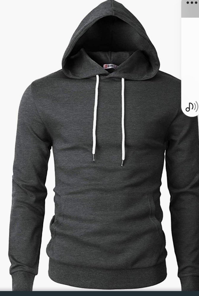 Men’s Casual Slim Fit Long Sleeve Hooded Basic Lightweight Sweatshirt Size US XL