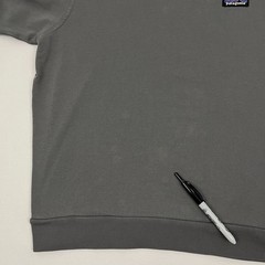 Patagonia Sweatshirt Mens L Gray Regenerative Organic Cotton Sustainable Hike LS