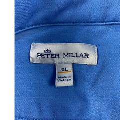 Peter Millar Quarter Zip Men’s XL Blue Performance Pullover Golf – Flaw