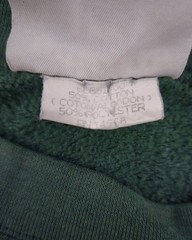Vtg 90’s Lee Heavyweight Crewneck Sweatshirt Camp XL Green USA Made Embroidered