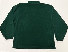 Vintage Adidas Pullover Men 2XL 1/4 Zip Fleece Green with Purple Logo 90s 0130A4