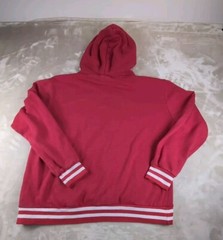Marvel Deadpool Hoodie – Varsity Letter Embroidered D Sz L Red Kangaroo Pocket