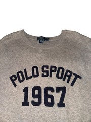 Vintage 90s Polo Ralph Lauren Sport 1967 Crewneck Sweater Spellout 1992 Men’s XL