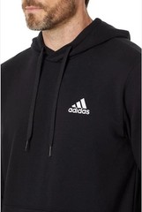 NWT adidas men Essentials Fleece HoodieBlack Sz M