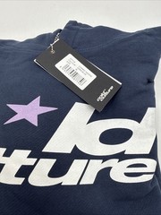Cold Culture Cosmic Hoodie Medium In Dark Blue With Purple Star NWT!