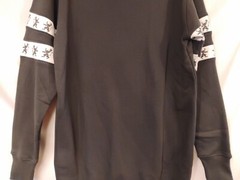 NWT Artistix Mens Small S Lion Black/White Pullover Long Sleeve Sweatshirt $135