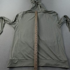 Nike Yoga Hoodie Mens Large Dri-FIT Full Zip Beige Training Jacket CZ2217