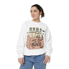 Just Here For The Boos Sweatshirt Halloween Spooky Fall