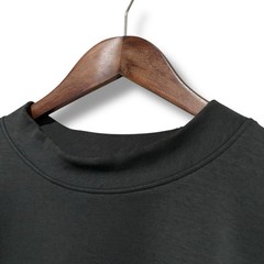 Lufian Elegant Men’s Round Neck Striped Sweatshirt Gray Size XL 24 x 28
