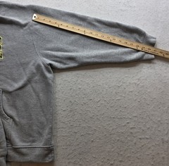 John Deere Men’s Gray Logo Pullover Pouch Pocket Heavyweight Hoodie. Size XXL