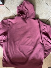 Supreme Plum Box Logo Fleece Pullover Hoodie Men’s XL FW21