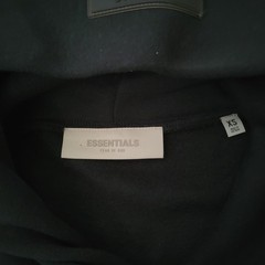 Fear of God Essentials Stretch Limo Black Hoodie NWT Size XSSi Men’s Cozy Casual