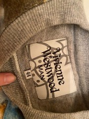 Vivienne Westwood MAN Boucher Painting Long Sleeve Sweatshirt Grey Size 44