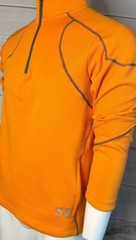 Under Armour Men’s All Seasons Gear 1/4 Zip Pullover Orange Sz Medium EUC A4120