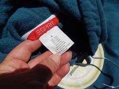 Vintage Esprit Known Worldwide Hoodie Sweatshirt Adult Size Medium