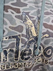 Burlebo Men’s Preformance Hoodie Size Medium Camo