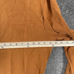 BLDWN Sweatshirt Mens Large Brown Crewneck Pullover Cotton Knit Fall Casual