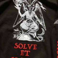 Baphomet Hoodie Inverted Pentagram S to XL Sizes Bow To None Hail Satan
