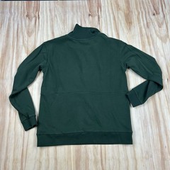 Duluth Trading Co Souped-Up Sweats Mens Medium Green Quarter Zip Pullover