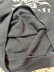 Black Spartan Football Sweater Medium 19 Jerzees NUBLEND