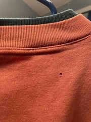 Vintage 90s Leisure Line New Zealand Em Logo Sweatshirt,Size XL, Orange
