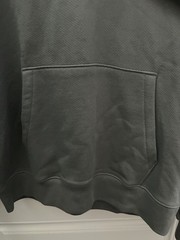 Hugo Boss Niftyhood Logo French Terry Hoodie Bubble Letter Gray Men’s Size Small