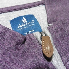JOHNNIE-O Mens 2XL XXL SULLY PULLOVER 1/4 ZIP ROYAL PLUM PURPLE GOLF SWEATSHIRT