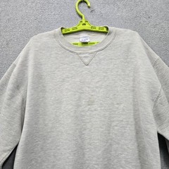 VINTAGE Russell Athletic Men Sweatshirt LT Gray Fleece Logo All Seasons 90s USA