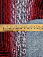 Molina Unisex Baja Surfer Red/Black/White Mexican Poncho Hoodie Size L 42/44