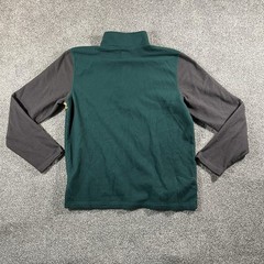 The North Face 1/4 Zip Fleece Pullover Green Gray Colorblock Men’s Medium