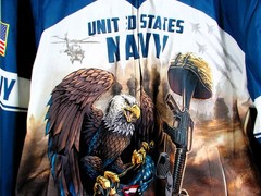 US Navy United States Navy Veteran AOP Full Zip Hoodie Size XL NWT