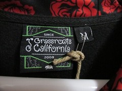 Adult Unisex Grassroots California 420 Rainbow Rose Stash Hoodie Black/Multi