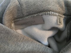 NWT ESSENTIALS FEAR OF GOD HOODIE SWEATSHIRT L DARK OATMEAL LARGE