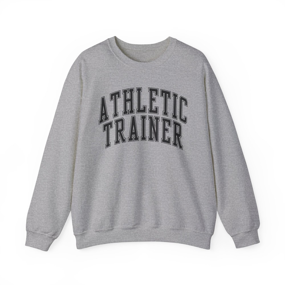 Athletic Trainer Sweatshirt Gifts Crew Neck Shirt Long Men