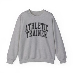 Athletic Trainer Sweatshirt Gifts Crew Neck Shirt Long Men