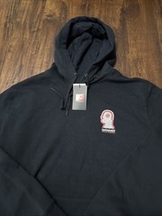 NWT Quiksilver Dream Sessions Surfing Black Fleece Lined Hoodie Men’s L. F4